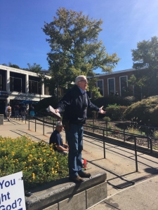Jimmy Hamilton Preaching at WVU