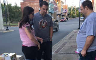 Adam Praying with Hannah