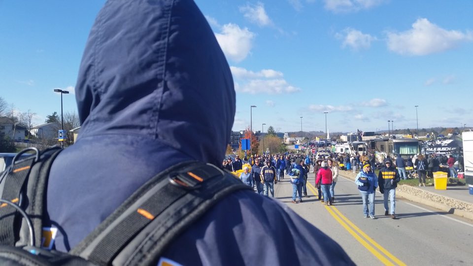A view from the frontlines at WVU vs TCU